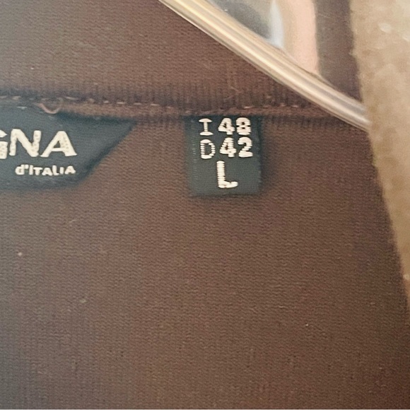 DISEGNA Italy Brown Wool Mix Zip Up Jacket size L - Picture 7 of 9